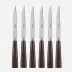 Icon Brown Set Of 6 Steak Knives