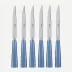 Icon Light Blue Set Of 6 Steak Knives