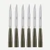 Icon Olive Set Of 6 Steak Knives