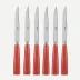 Icon Orange Set Of 6 Steak Knives