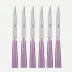 Icon Lilac Set Of 6 Steak Knives