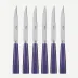 Icon Purple Set Of 6 Steak Knives