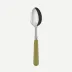 Basic Sage Green Dessert Spoon 7.5"