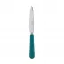 Basic Turquoise Dessert Knife 8"