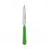 Basic Streaming Green Dessert Knife 8.5" 8"