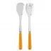 Basic Yellow 2-Pc Salad Serving Set 10.25" (Fork, Spoon)