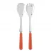 Basic Orange 2-Pc Salad Serving Set 10.25" (Fork, Spoon)