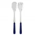 Basic Navy Blue 2-Pc Salad Serving Set 10.25" (Fork, Spoon)
