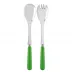 Basic Streaming Green 2-Pc Salad Serving Set 10.25" (Fork, Spoon)