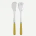 Basic Yellow Corn Salad Cutlery Set 10.25"