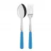 Basic Cerulean Blue 2-Pc Serving Set 10.25" (Fork, Spoon)