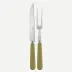 Basic Sage Green Carving Set 10.25"