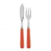 Basic Orange Fish Set 8.25" (Knife, Fork)