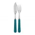 Basic Turquoise Fish Set 8.25" (Knife, Fork)