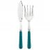 Basic Turquoise 2-Pc Fish Serving Set 11" (Knife, Fork)