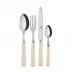 Basic Ivory 4-Pc Setting (Dinner Knife, Dinner Fork, Soup Spoon, Teaspoon)