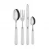 Basic White 4-Pc Setting (Dinner Knife, Dinner Fork, Soup Spoon, Teaspoon)