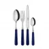 Basic Navy Blue 4-Pc Setting (Dinner Knife, Dinner Fork, Soup Spoon, Teaspoon)