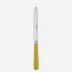 Basic Yellow Corn Serrated Dinner Knife Blade 9.25"