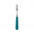 Basic Turquoise Cocktail Fork 5.75"