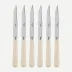 Pop Unis Ivory Set Of 6 Steak Knives
