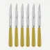 Basic Yellow Corn Set Of 6 Steak Knives