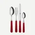 Pop Unis Burgundy 48 Pieces Cutlery Set 9"1/4