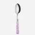 White Dots Pink Soup Spoon 8.5"