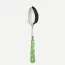 White Dots Garden Green Soup Spoon 8.5"