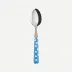 White Dots Light Blue Teaspoon 6"