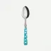 White Dots Turquoise Teaspoon 6"