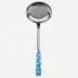 White Dots Light Blue Ladle 10.5"