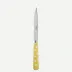 White Dots Yellow Steak Knife 9"