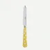 White Dots Yellow Dessert Knife 8"