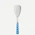 White Dots Light Blue Rice Serving Spoon 10"