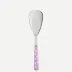 White Dots Pink Rice Serving Spoon 10"