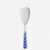 White Dots Lapis Blue Rice Serving Spoon 10"