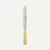 White Dots Yellow Breakfast Knife 6.75"