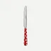 White Dots Red Breakfast Knife 6.75"