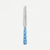 White Dots Light Blue Breakfast Knife 6.75"