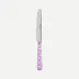 White Dots Pink Breakfast Knife 6.75"