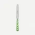 White Dots Garden Green Breakfast Knife 6.75"