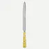 White Dots Yellow Bread Knife 11"