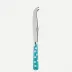 White Dots Turquoise Large Cheese Knife 9.5"