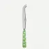 White Dots Garden Green Large Cheese Knife 9.5"