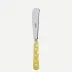 White Dots Yellow Butter Knife 7.75"