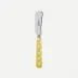 White Dots Yellow Butter Spreader 5.5"