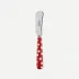 White Dots Red Butter Spreader 5.5"