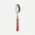 White Dots Red Demitasse/Espresso Spoon 5.5"