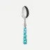 White Dots Turquoise Demitasse/Espresso Spoon 5.5"